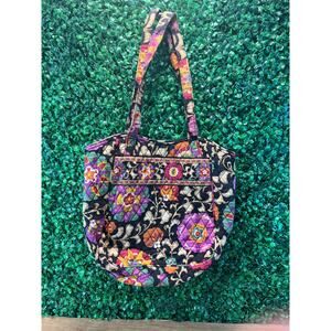 Vera Bradley Suzani Tote Winter 2011 VGUC Floral  Retired Print